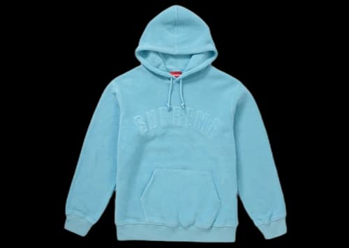 Supreme Polartec Hooded Sweatshirt (FW18) Light Blue