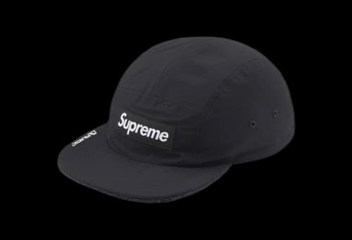Supreme Polartec Shearling Reversible Camp Cap Black (FW23)