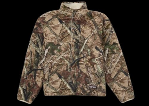 Supreme Polartec Shearling Reversible Pullover (FW24) TrueTimber HTC Fall Camo