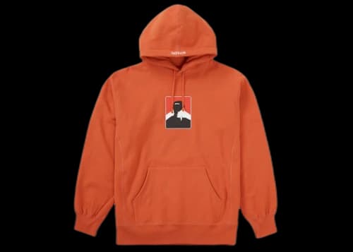 Supreme Portrait Hooded Sweatshirt (FW20) Burnt Orange