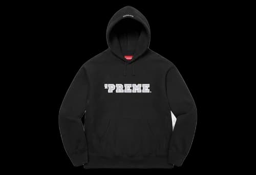Supreme 'Preme Hooded Sweatshirt Black (FW22)