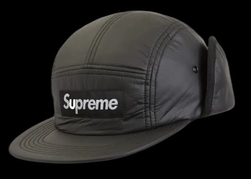 Supreme PrimaLoft Earflap Camp Cap Black