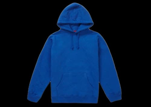 Supreme Quilted Hooded Sweatshirt Royal
