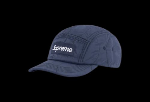 Supreme Quilted Liner Camp Cap Navy (FW22)