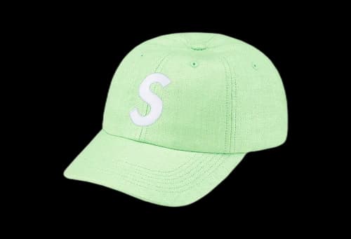 Supreme Raffia S Logo 6-Panel Green (SS22)