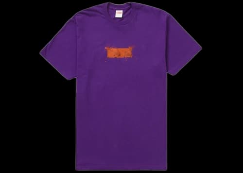Supreme Ralph Steadman Box Logo Tee Purple