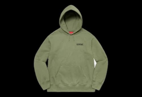 Supreme Ralph Steadman Skull Hooded Sweatshirt Light Olive (SS22)