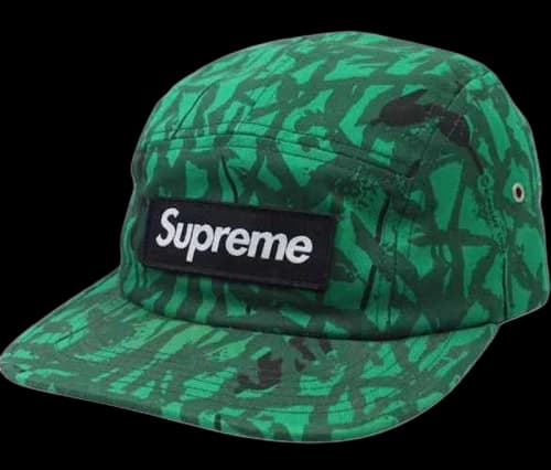 Supreme Reed Camp Cap Green