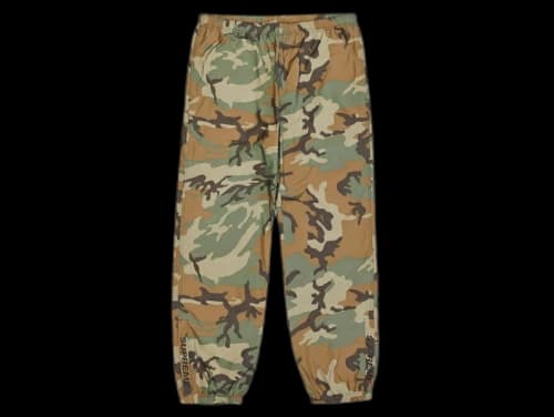 Supreme Reflective Camo Warm Up Pant Woodland Camo