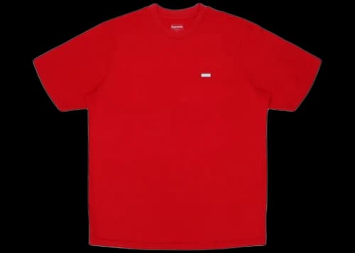 Supreme Reflective Small Box Tee Red