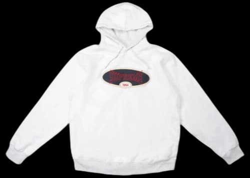 Supreme Reverse Fleece Hooded Sweatshirt (SS18) Ash Grey