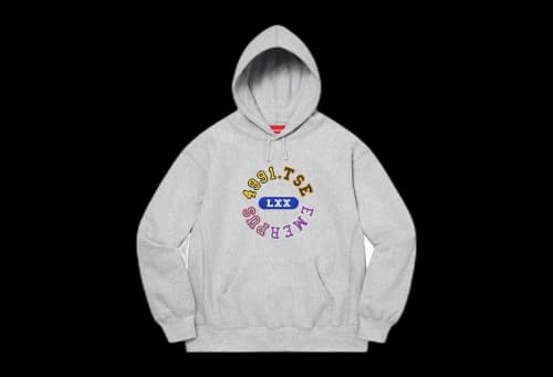 Supreme Reverse Hooded Sweatshirt Heather Grey (SS23)