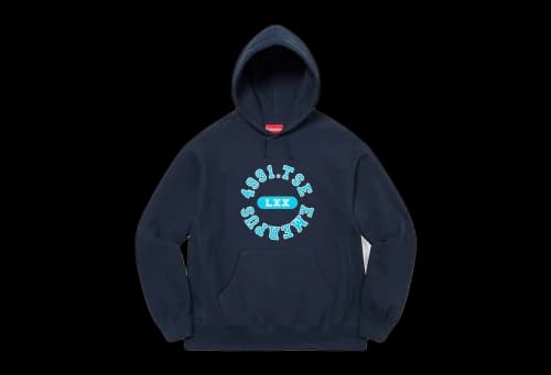 Supreme Reverse Hooded Sweatshirt Navy (SS23)