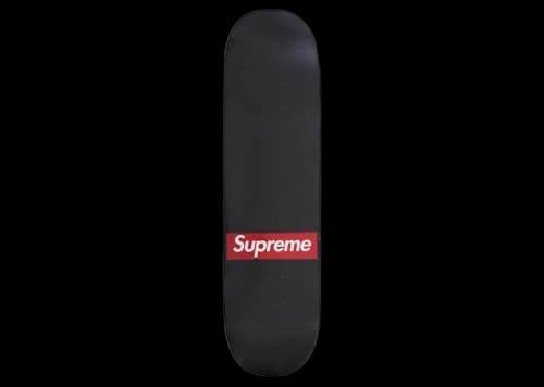 Supreme Routed Box Logo Skateboard Deck Black