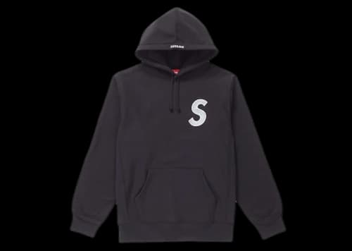 Supreme S Logo Hooded Sweatshirt (FW18) Black
