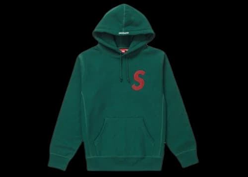 Supreme S Logo Hooded Sweatshirt (FW18) Dark Green