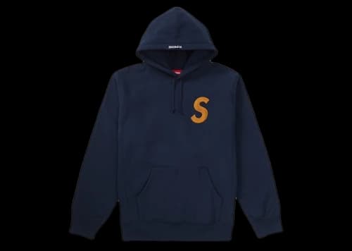 Supreme S Logo Hooded Sweatshirt (FW18) Navy