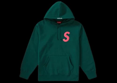 Supreme S Logo Hooded Sweatshirt (FW19) Dark Green