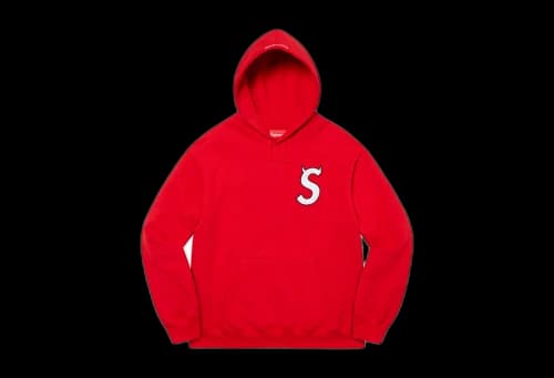Supreme S Logo Hooded Sweatshirt Red (FW22)