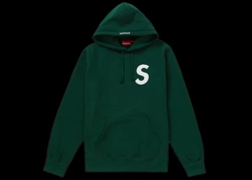 Supreme S Logo Hooded Sweatshirt (SS20) Dark Green