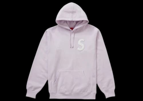Supreme S Logo Hooded Sweatshirt (SS20) Light Purple