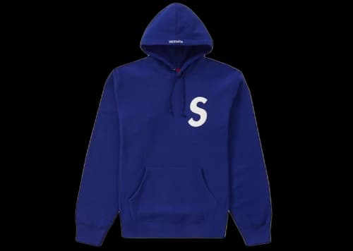 Supreme S Logo Hooded Sweatshirt (SS20) Dark Royal
