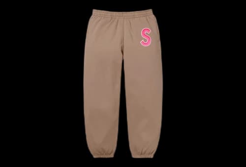Supreme S Logo Sweatpant 'Dusty Brown' (SS25)