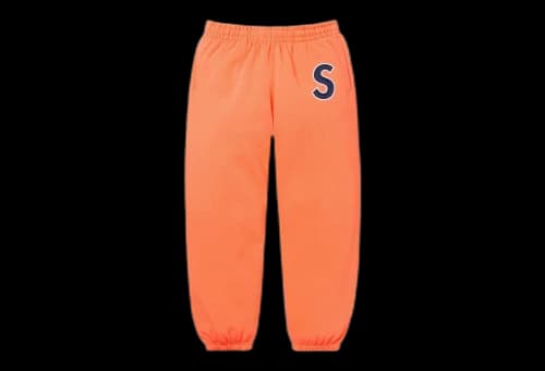 Supreme S Logo Sweatpant 'Light Orange' (SS25)