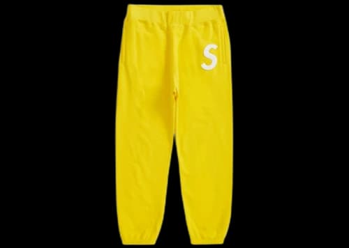 Supreme S Logo Sweatpant (SS20) Yellow