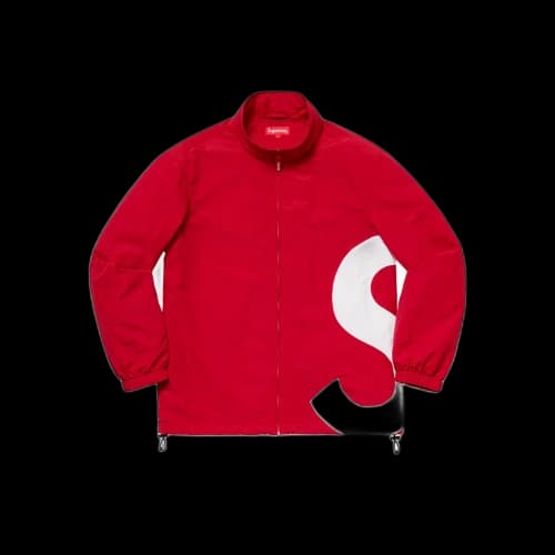 Supreme S Logo Track Jacket Red (SS19)