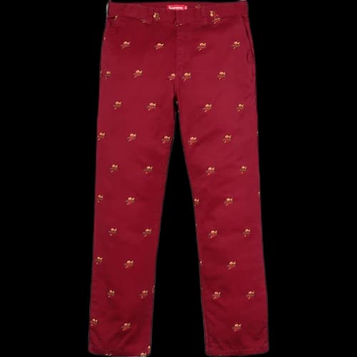 Supreme Sacred Hearts Work Pant Light Burgundy