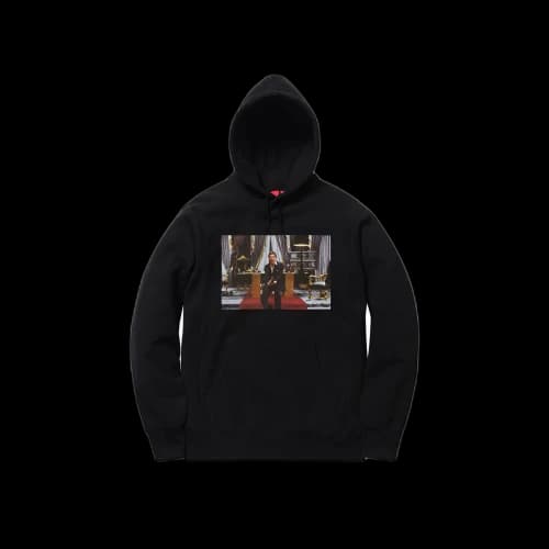 Supreme Scarface Friend Hooded Sweatshirt Black (FW17)