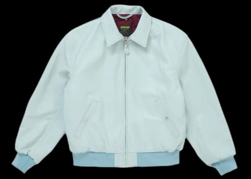 Supreme Schott Shearling Bomber Jacket (SS26) Light Blue