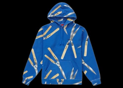 Supreme Shears Hooded Sweatshirt Light Royal