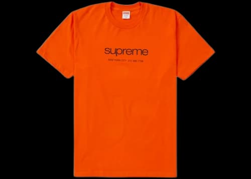 Supreme Shop Tee Orange