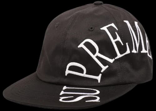 Supreme Side Arc 6-Panel Black