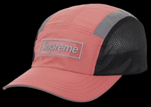 Supreme Side Mesh Camp Cap Coral