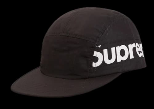 Supreme Side Panel Camp Cap Black