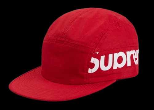 Supreme Side Panel Camp Cap Red