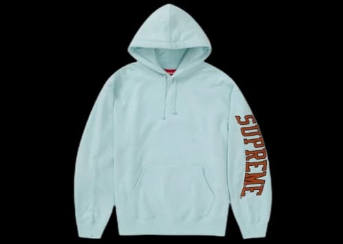 Supreme Sleeve Arc Hooded Sweatshirt (FW23) Pale Blue