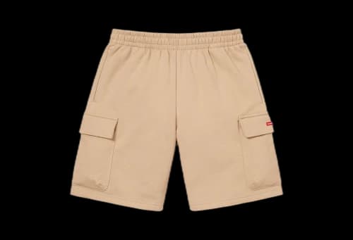 Supreme Small Box Baggy Cargo Sweatshort Tan (SS23)