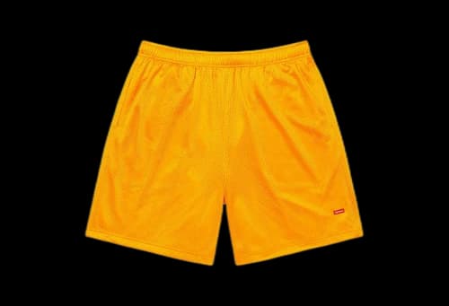 Supreme Small Box Baggy Mesh Short Gold (SS23)