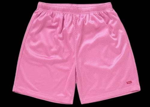 Supreme Small Box Baggy Mesh Short SS24 Pink