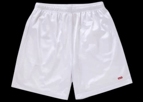 Supreme Small Box Baggy Mesh Short SS24 White