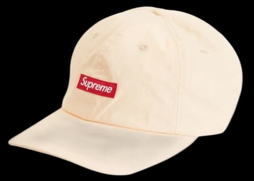 Supreme Small Box Coated Linen 6-Panel Natural