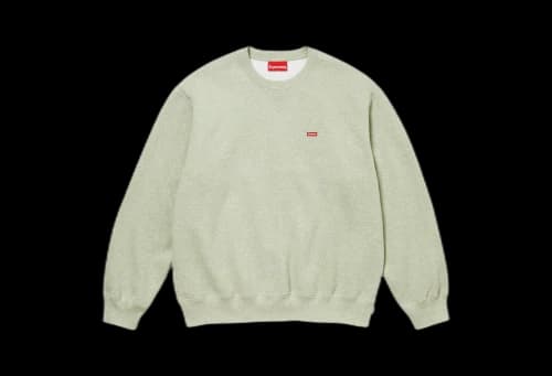Supreme Small Box Crewneck Heather Mint (FW23)