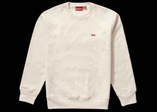 Supreme Small Box Crewneck Natural
