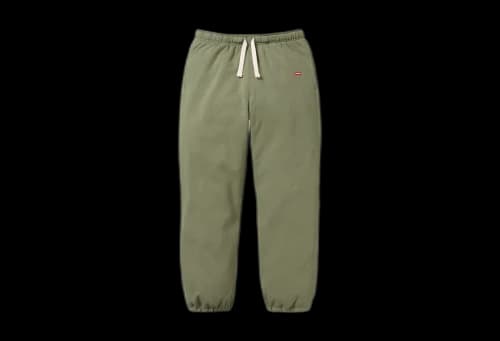 Supreme Small Box Drawcord Sweatpant Light Olive (FW23)
