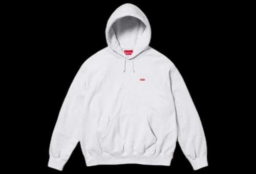 Supreme Small Box Hooded Sweatshirt Ash Grey (SS24)