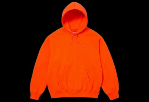 Supreme Small Box Hooded Sweatshirt Bright Orange (SS24)